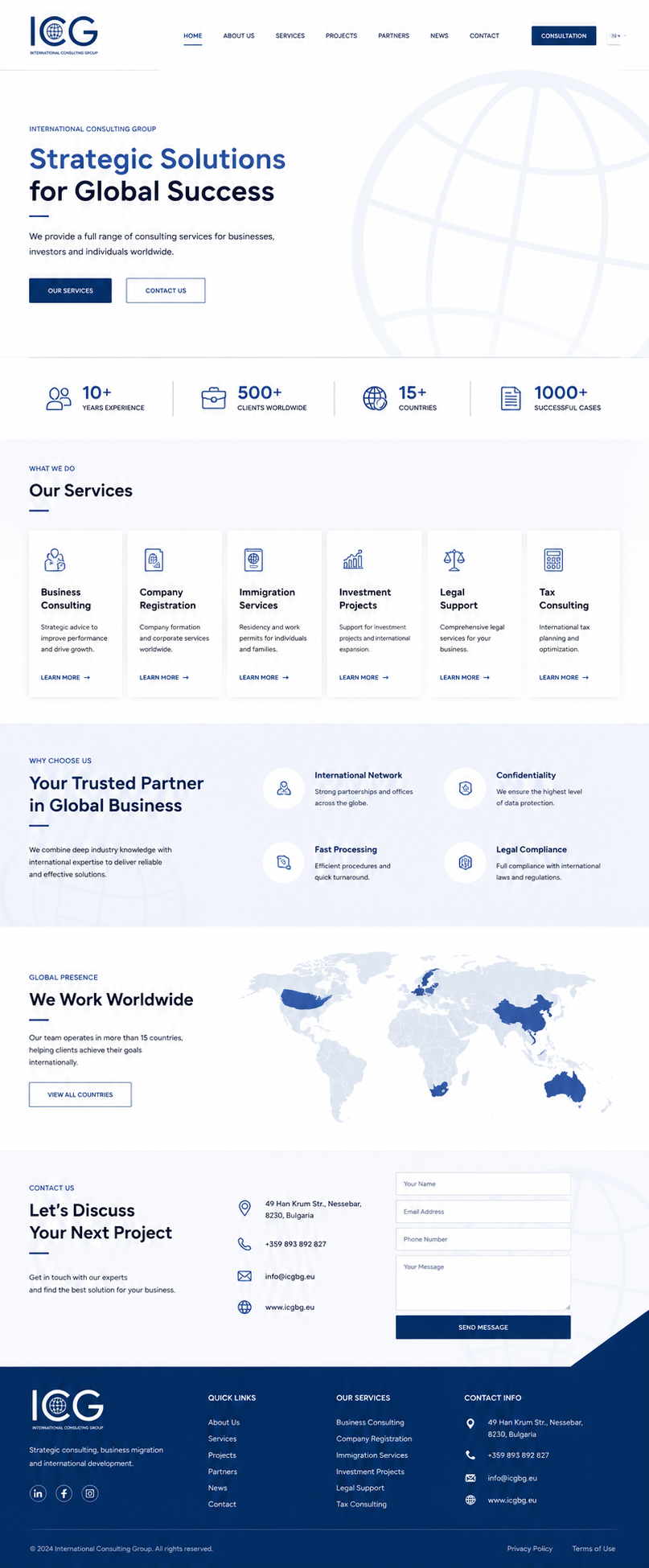 ICG — International Consulting Group
