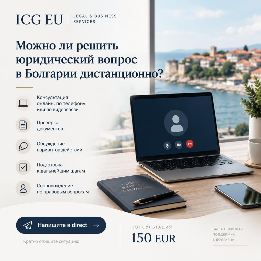 Дистанційна юридична консультація ICG EU